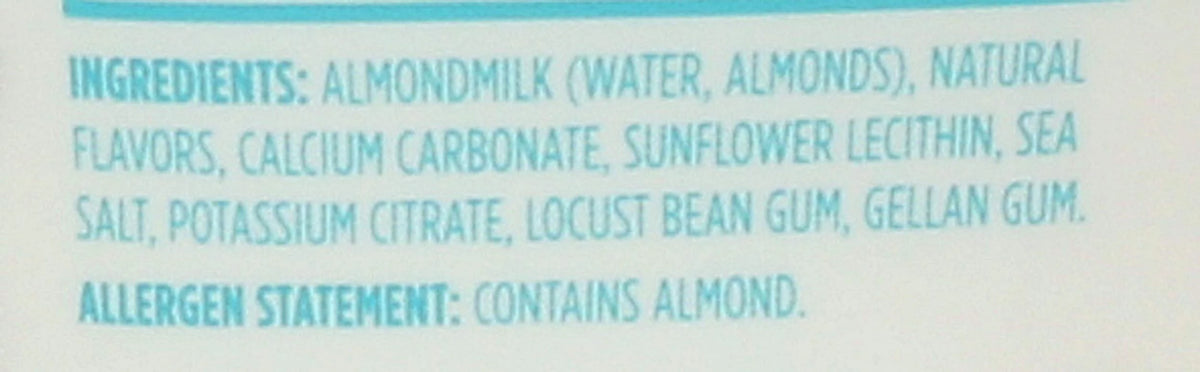 Unsweetened Vanilla Almond Milk, 48 Fluid Ounce -- 6 per case F2540