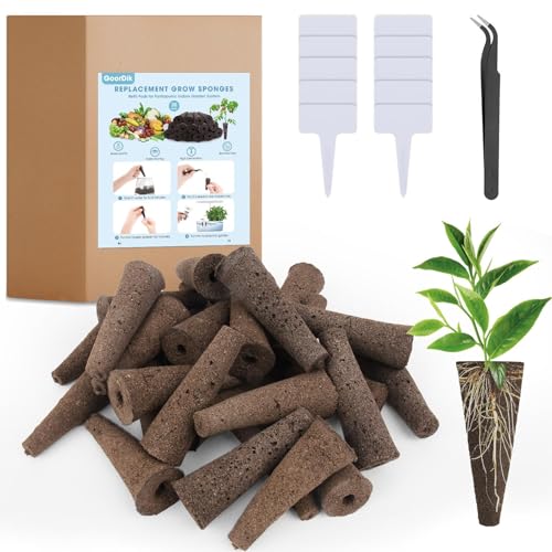 121pcs Seed Pod Kit with 30 Grow Sponges, 30 Grow Baskets, 30 Grow Domes, 1 Tweezers I66235
