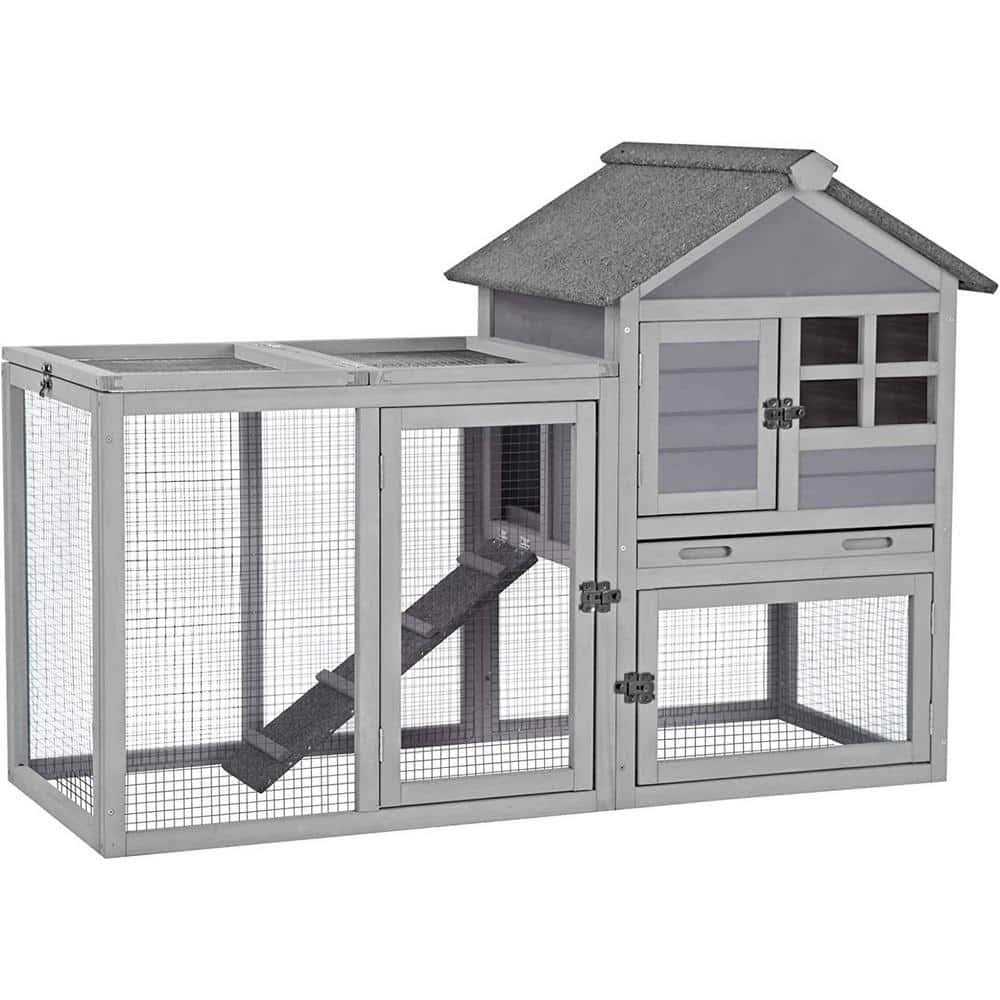 2 Story Big Bunny Cage with No Leak Tray T360