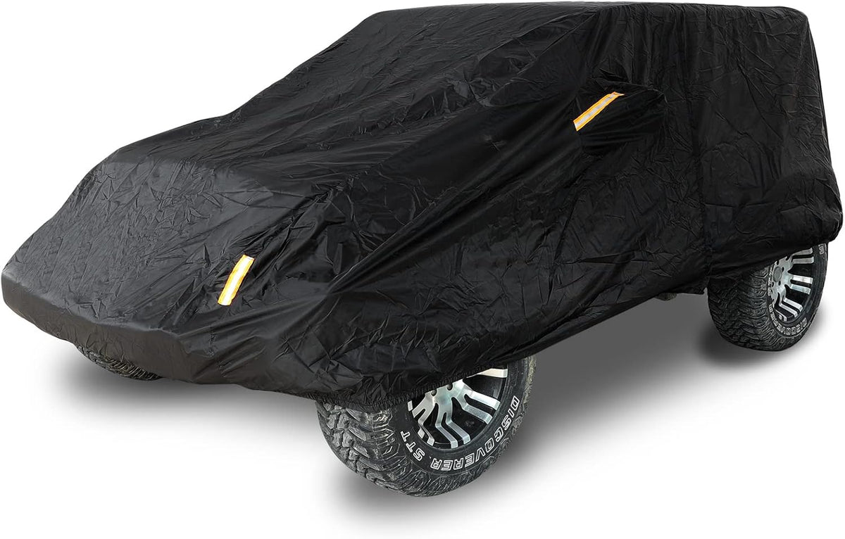 4 Door Full Car Cover with Driver Door Zipper Q46434