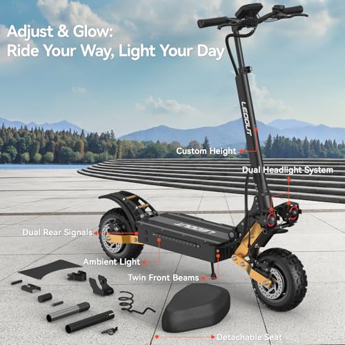 Electric Scooter, 5600W Motor, 59Mi Range Y608