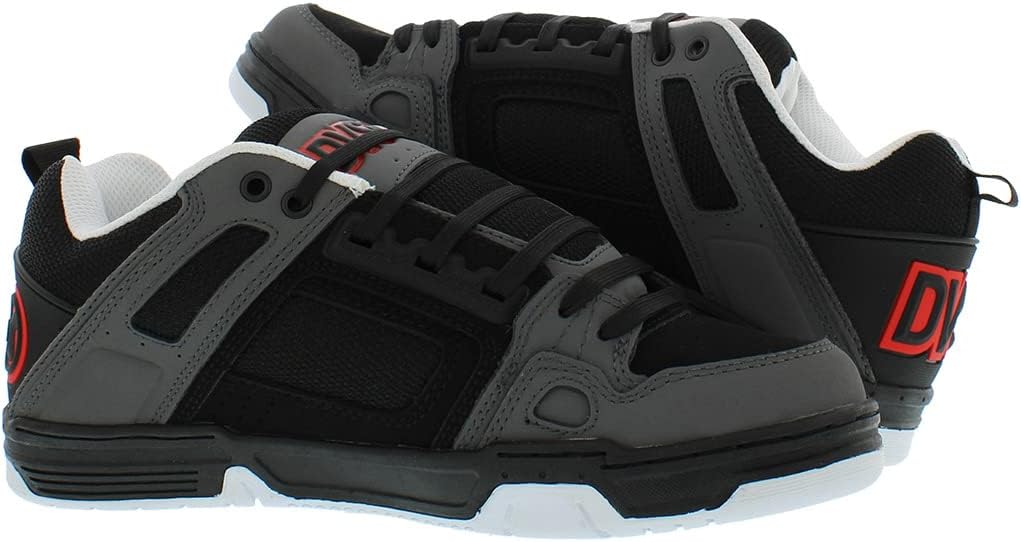 Men's Comanche Skate Black Charcoal Red Nubuck R989