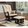 Beige Glider with Ottoman B836572