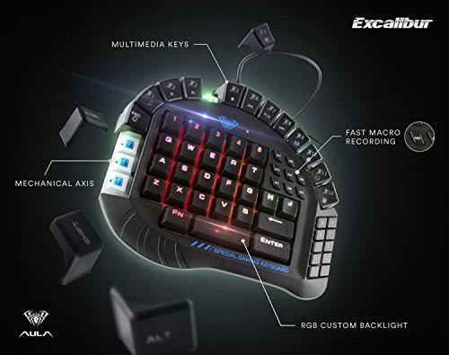 One-Hand Gaming Keyboard Mechanical Q676454