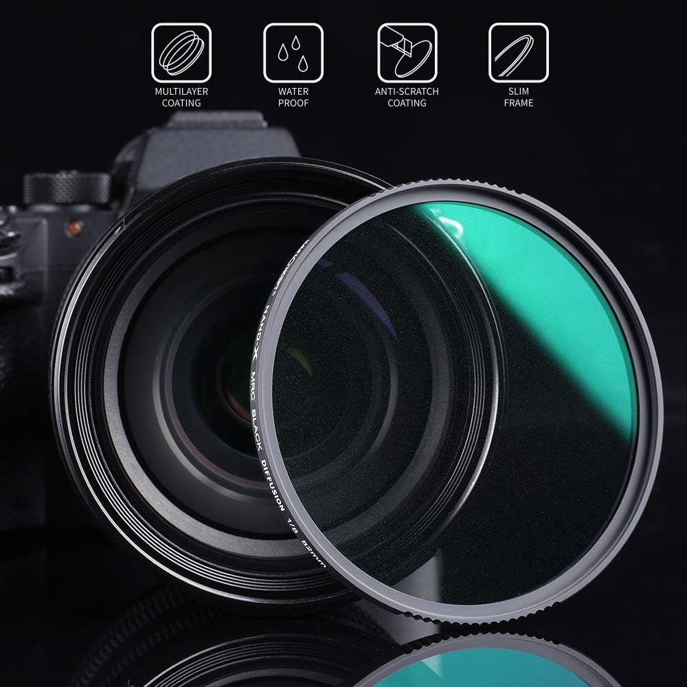 82mm Black Diffusion 1/8 Camera Lens Filter Y92982