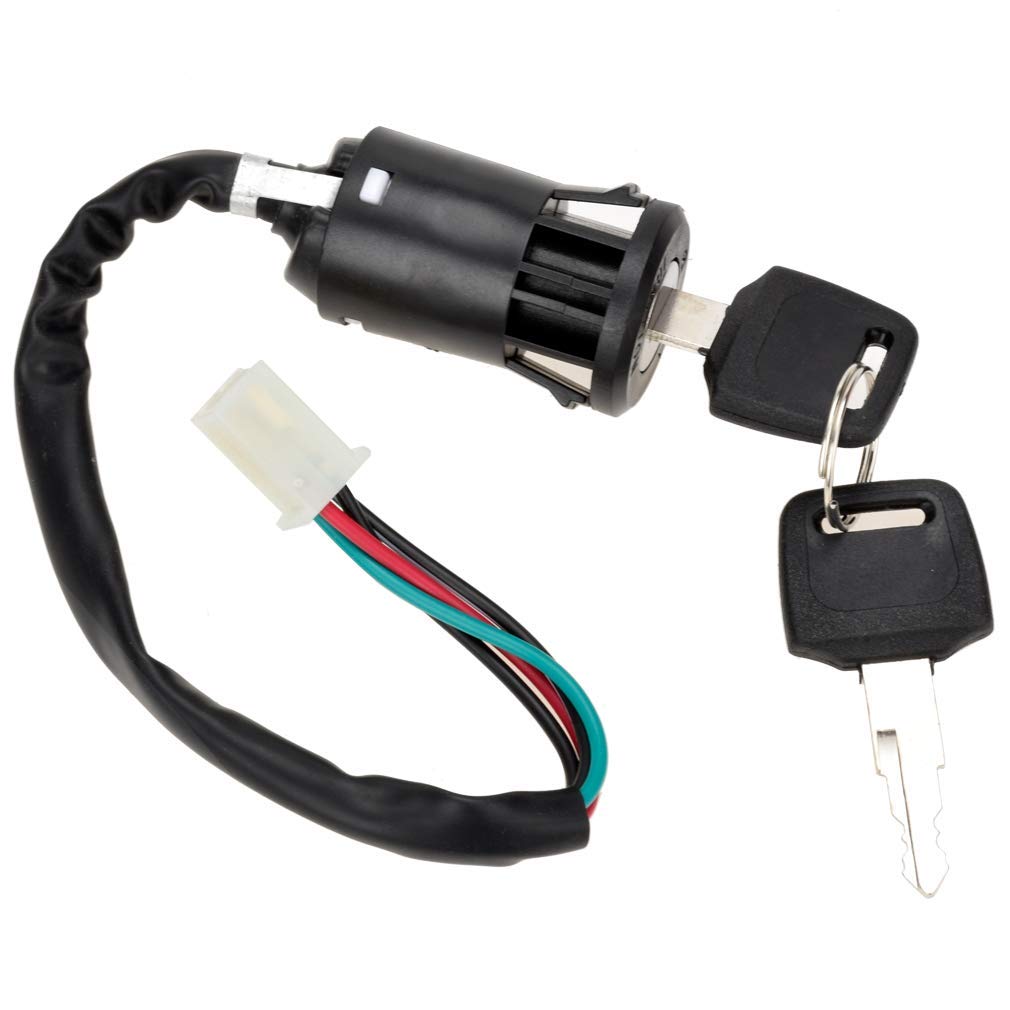 4 Wire Pin Ignition Key Switch Set for 50cc 70cc 90cc 110cc 125cc 150cc Dirt Bike ATV Quad Scooter R23738