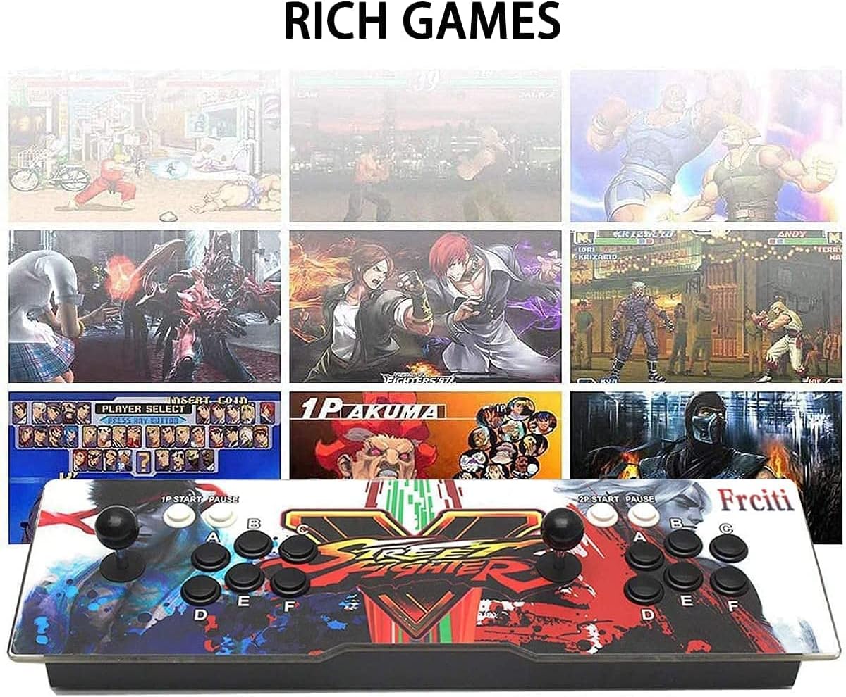 Arcade Game Console with 4200 Games, WiFi, 3D Games, 1280x720 Full HD, 4 Players P784215