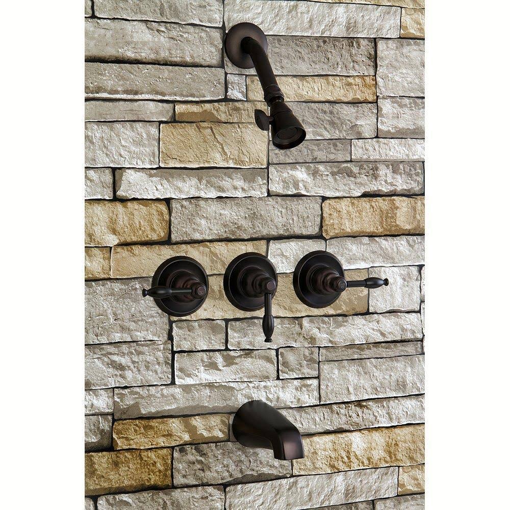 Oil Rubbed Bronze Tub & Shower Faucet U32949