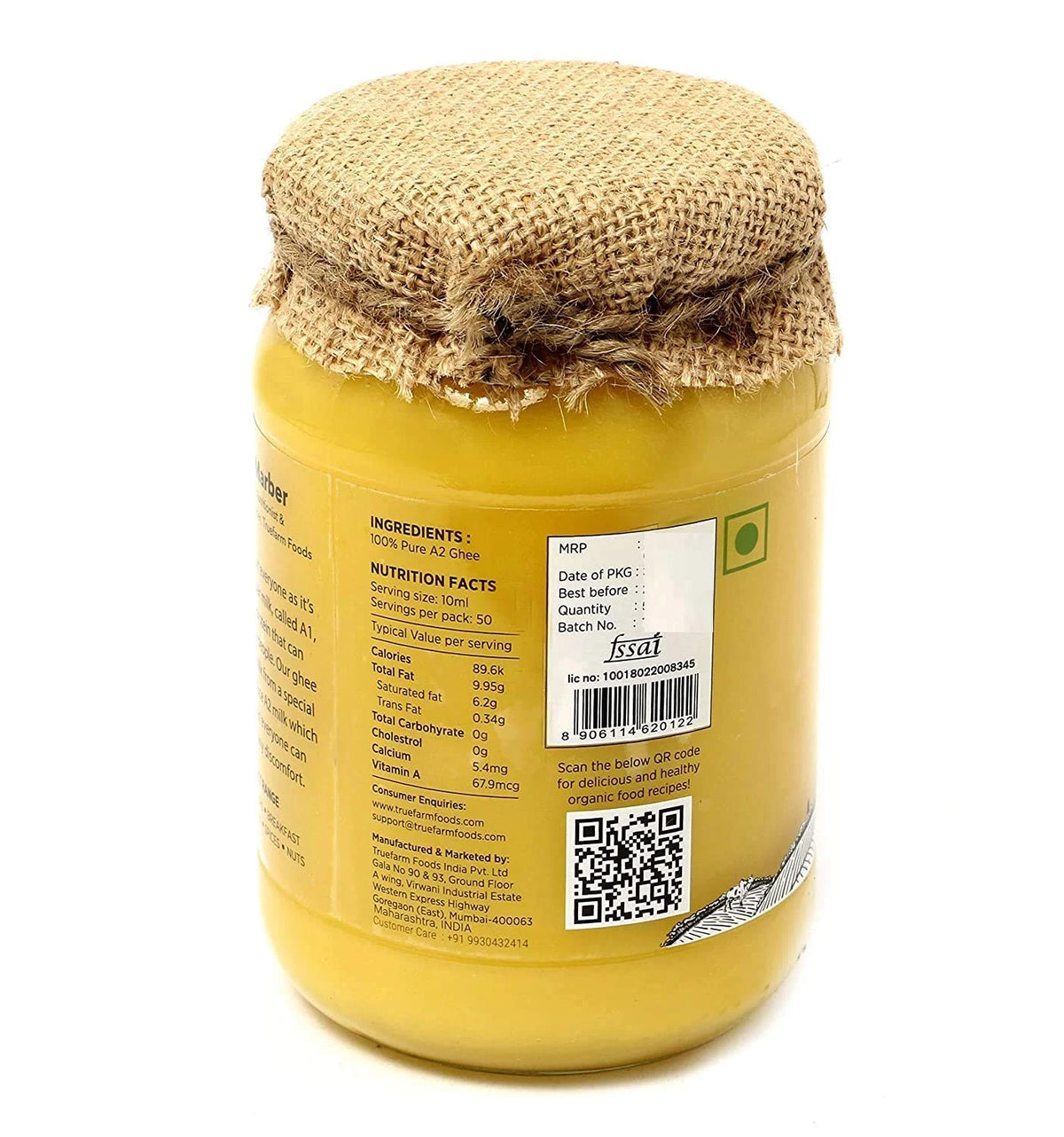 A2 Gir Cow Desi Ghee (500Ml) N13665