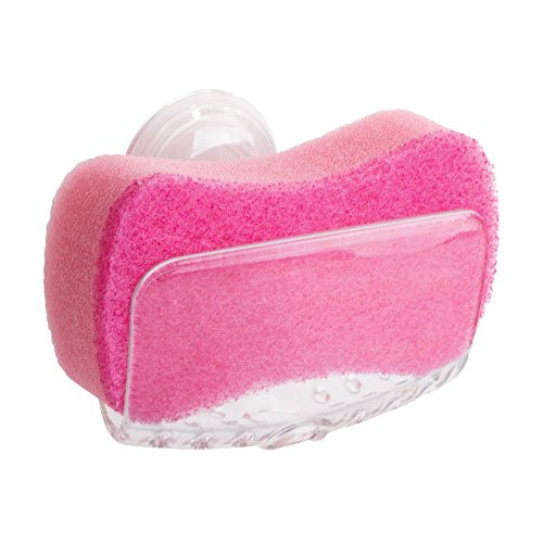Plastic Suction Shaving Mirror with Razor Holder, Fog-Free, 6.25" x 8.5" x 2.5", Clear G115