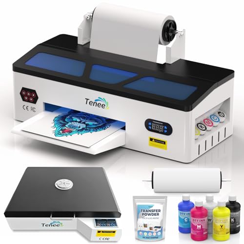 DTF Printer with Roll Feeder, 5 x 250ml Ink, 1 x Roll of Film M83660