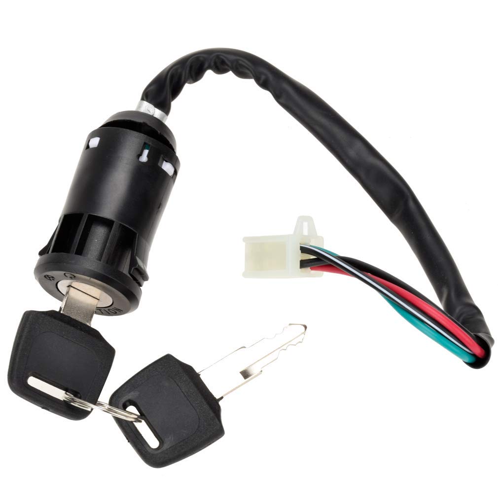 4 Wire Pin Ignition Key Switch Set for 50cc 70cc 90cc 110cc 125cc 150cc Dirt Bike ATV Quad Scooter R23738