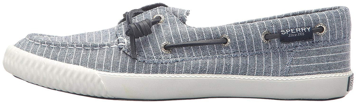 Blue/White Pinstripe Sneaker O102