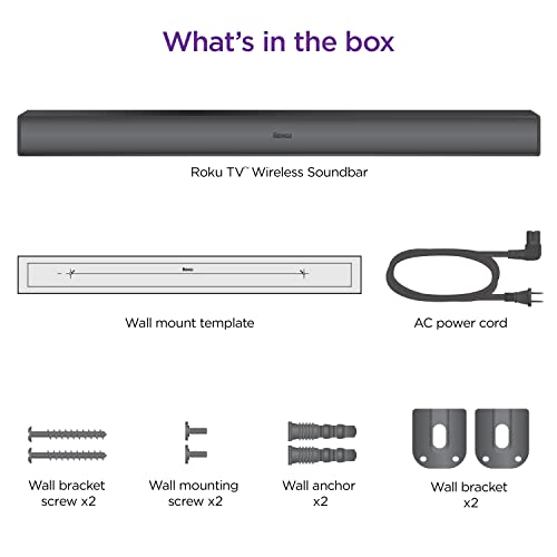 Wireless Soundbar for RokuTV H930