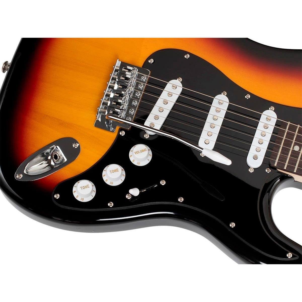 Sunburst Electric Guitar with Gig Bag D302331