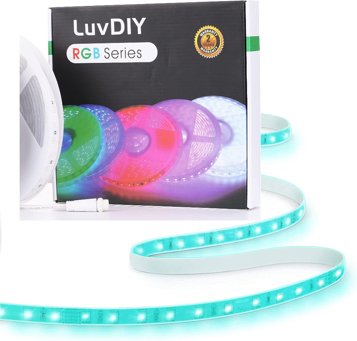 300pcs 5050 RGB 120V IP68 Waterproof Rope Light S4358