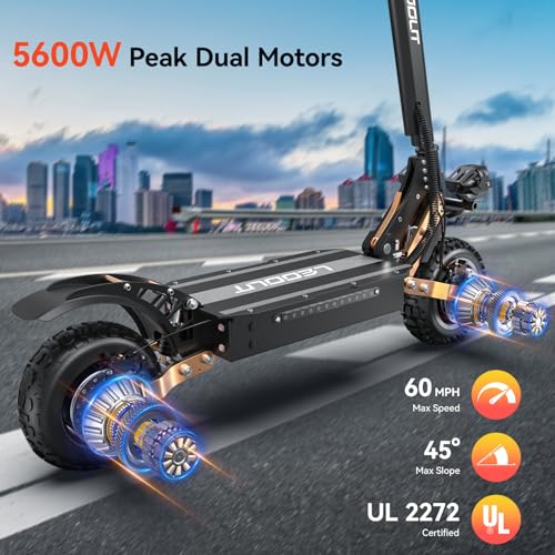 Electric Scooter, 5600W Motor, 59Mi Range Y608