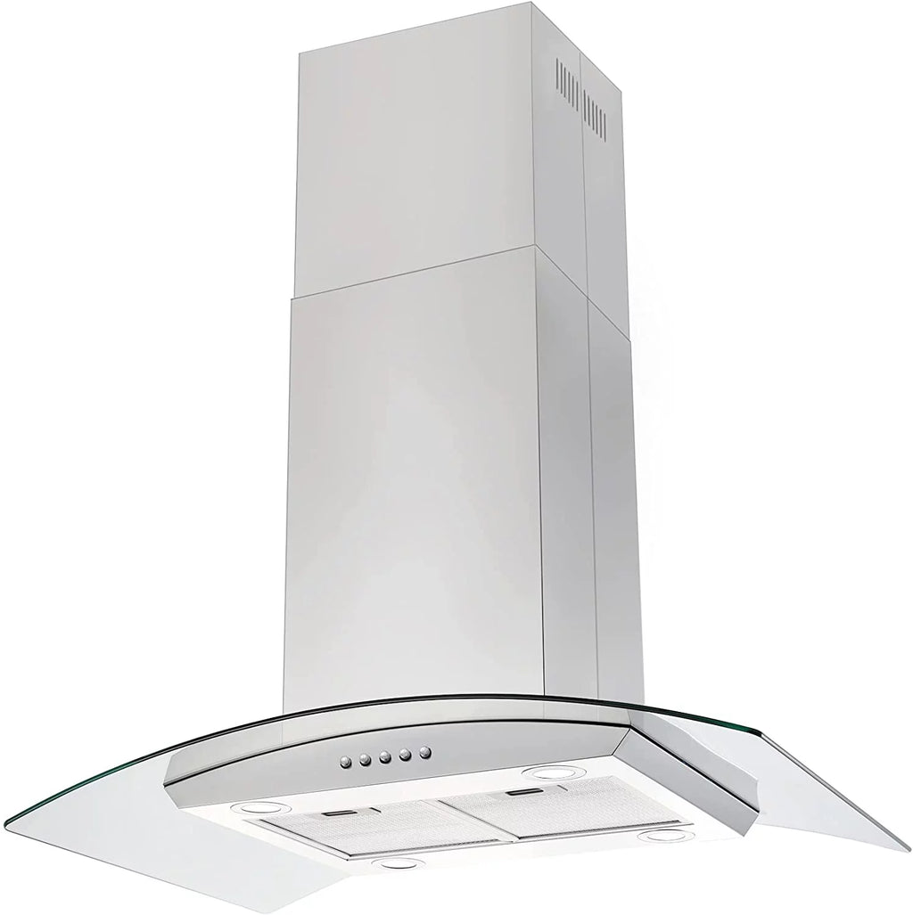 36 inch Kitchen Range Hood with Aluminum Filter Tempered Glass D4477