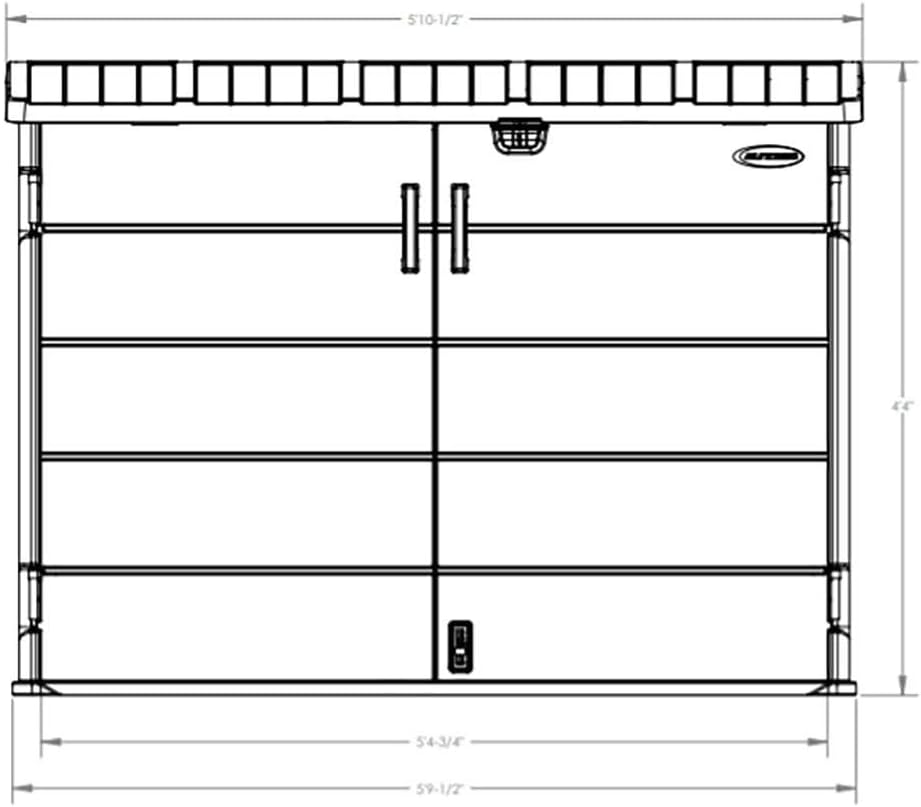 Peppercorn Horizontal Shed with Floor J4578