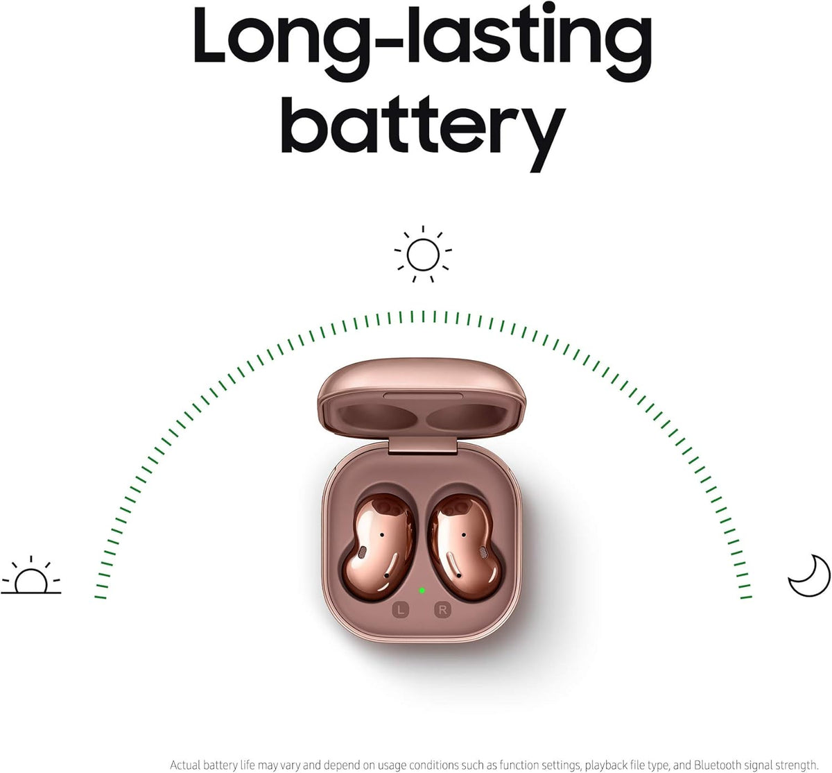 Mystic Red True Wireless Earbuds with Active Noise Cancelling and Charging Case Y310