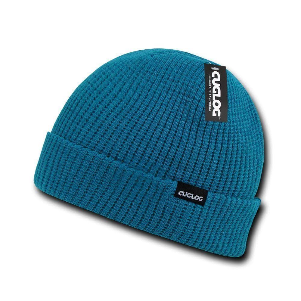 1 Dozen Cuffed Slouched Beanies Winter Caps Hats Blue M97235