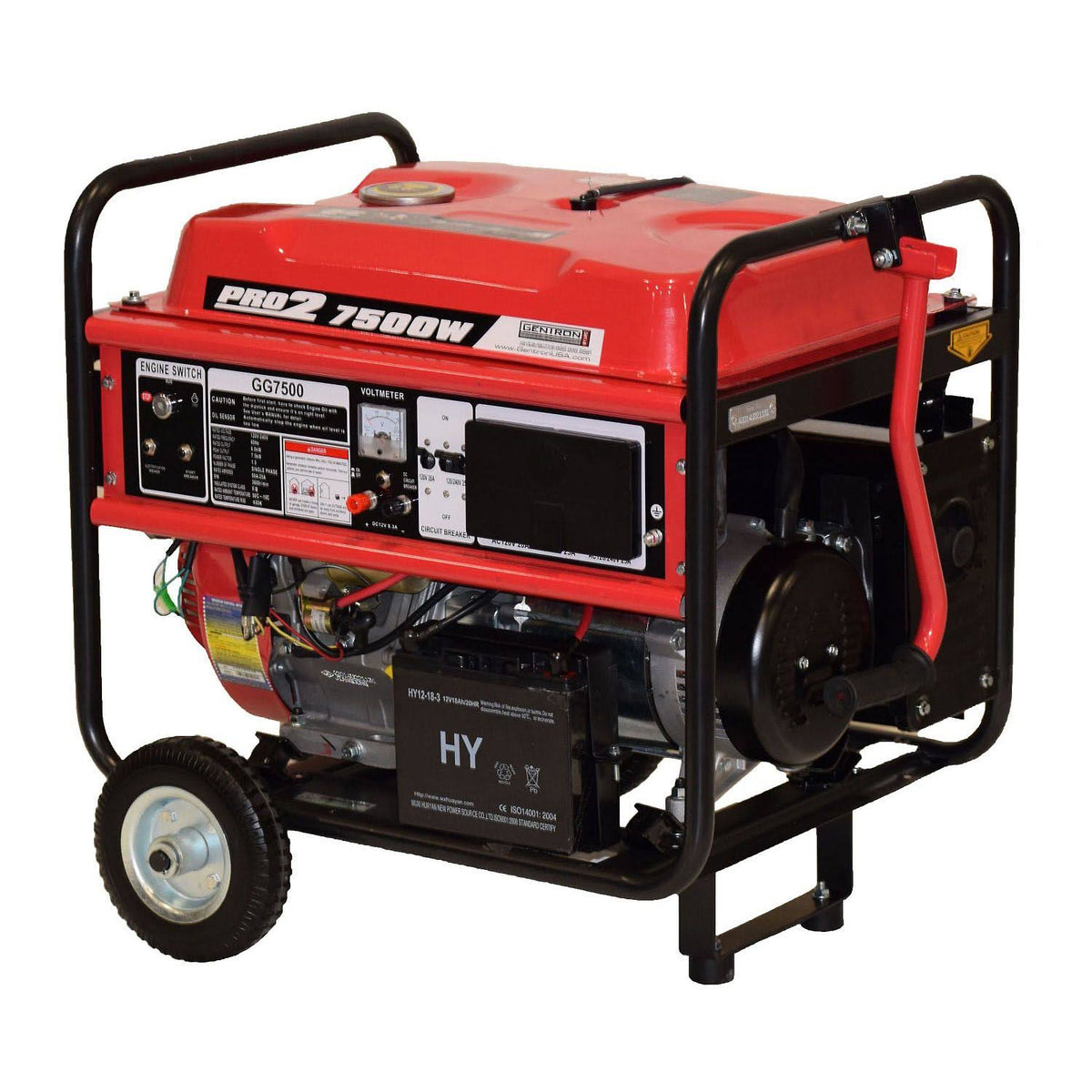 6000W Rated 7500W Peak Portable Gas-Powered Generator U1307