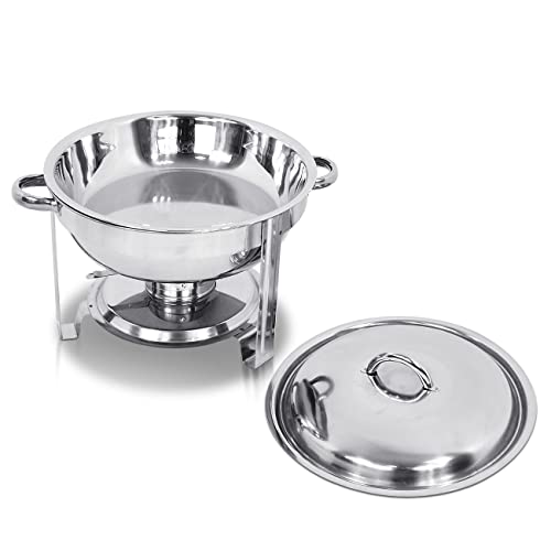 5 Qt Stainless Steel Chafing Dish Set of 2 H23796