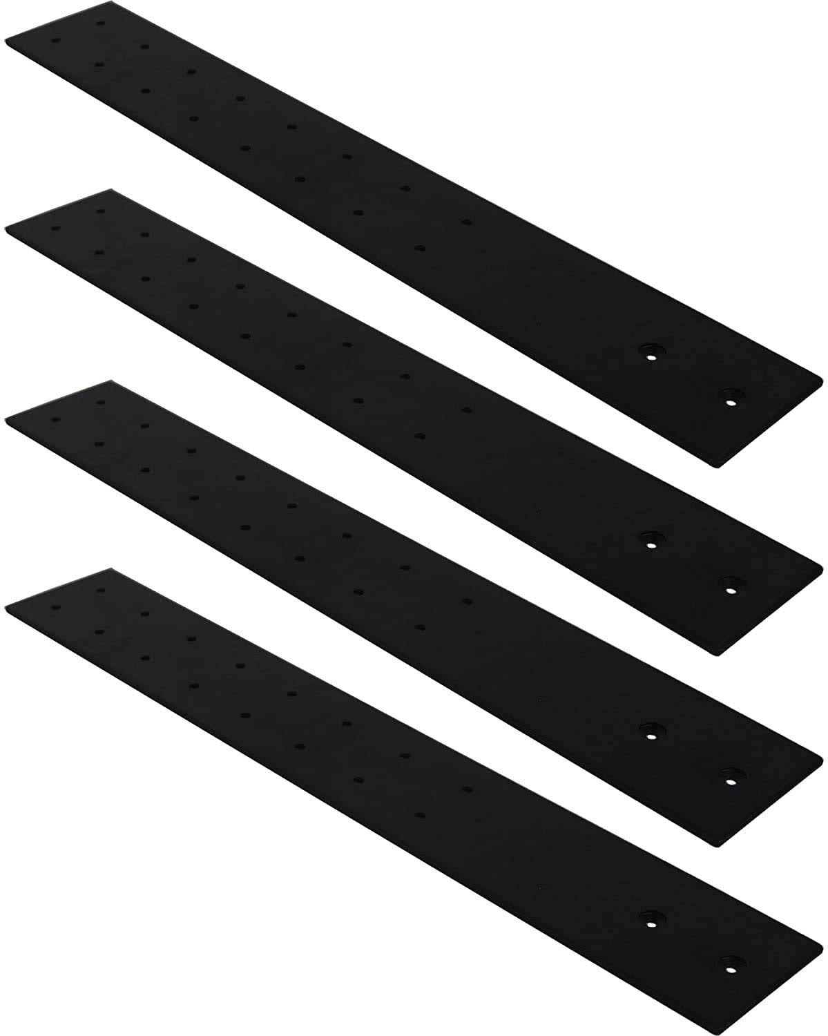 Black 4-Pack 3-1/2-inches x 24-Inches O605556