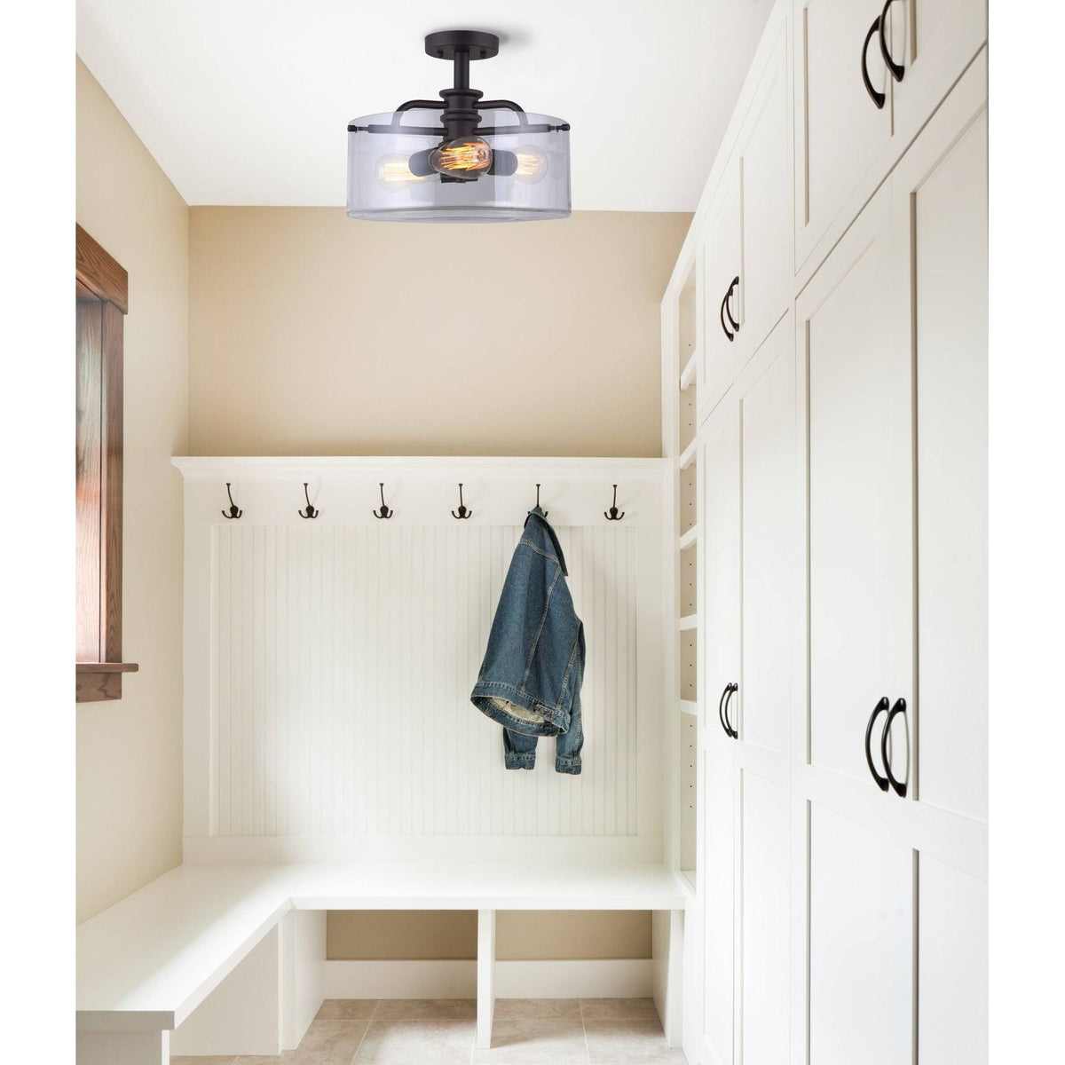 Oil Rubbed Bronze Semi-Flush N883