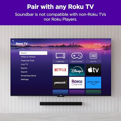 Wireless Soundbar for RokuTV H930