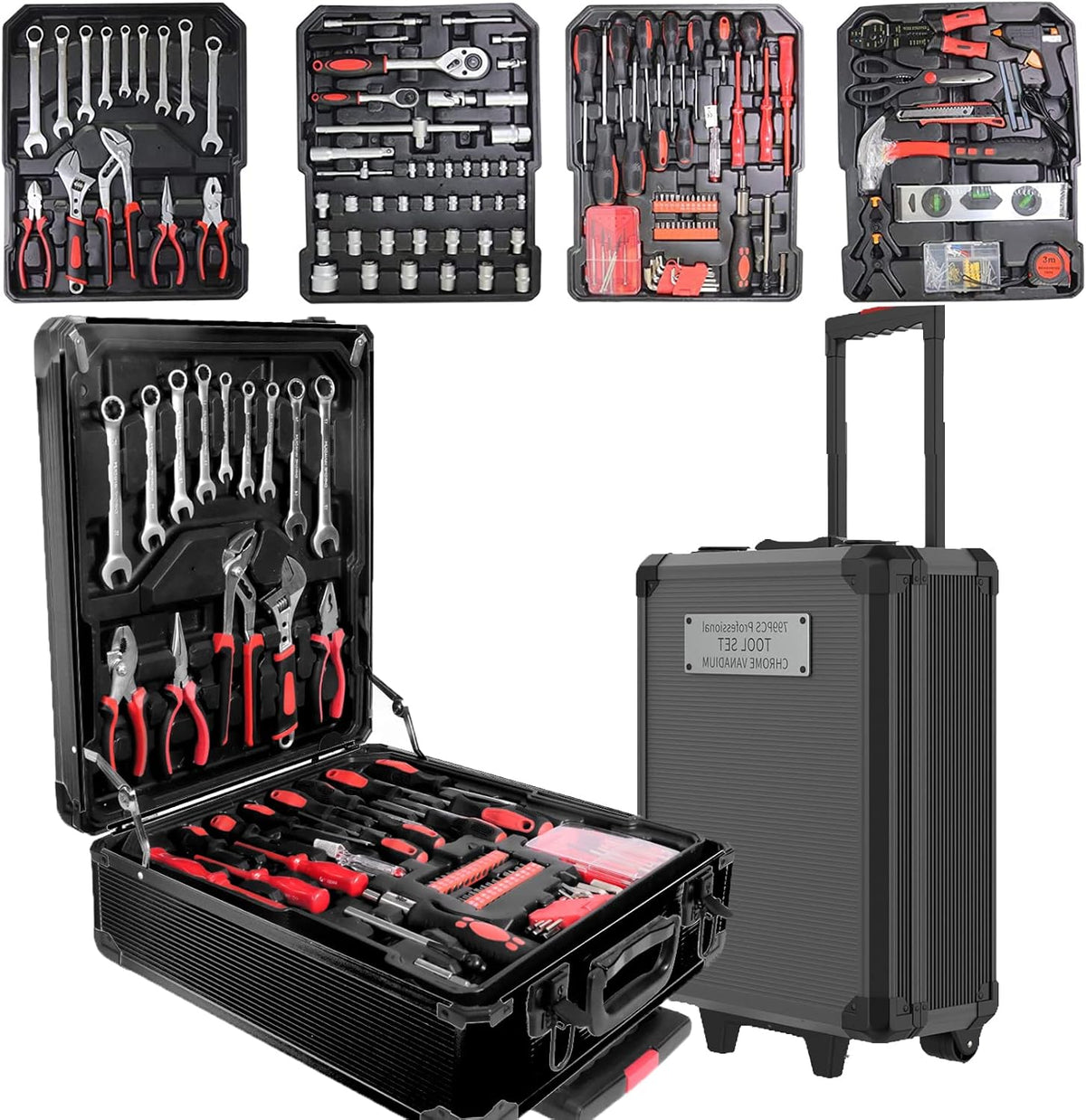Portable Tool Set with Toolbox F9553