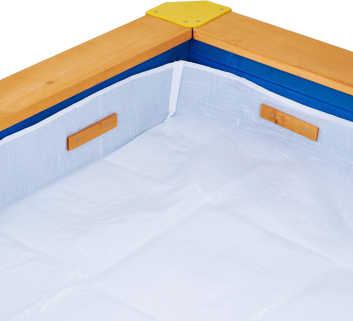 Wooden Outdoor Kids Sandbox with Canopy A877459