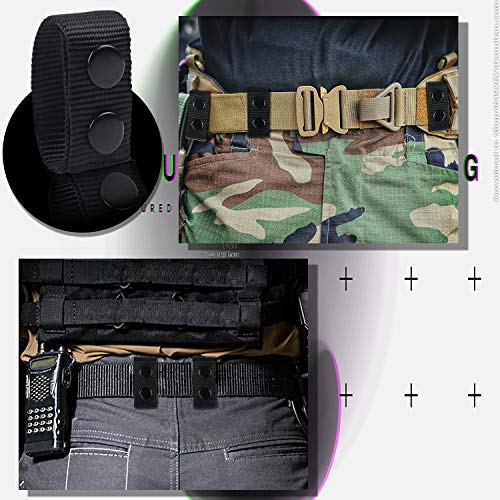 Nylon Belt Keeper with Double Snaps Q949