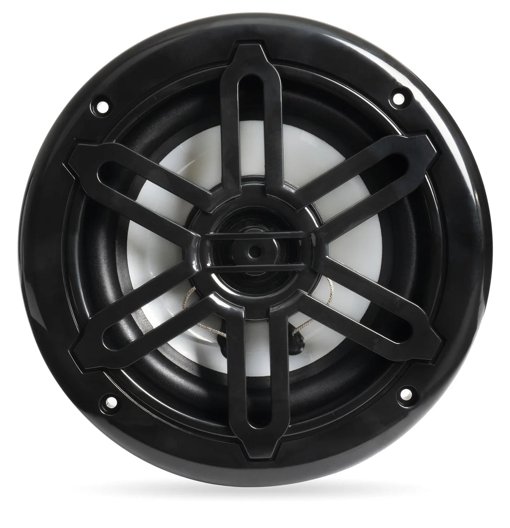 Black 500W 6.5" Marine Speakers with RGB T622