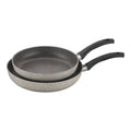 2pc Aluminum Nonstick Fry Pan Set J4477