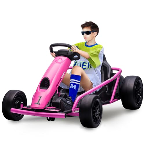 Electric Go Kart, 24V 2 x 300W 8MPH Drift Karts with Seat Belt C861