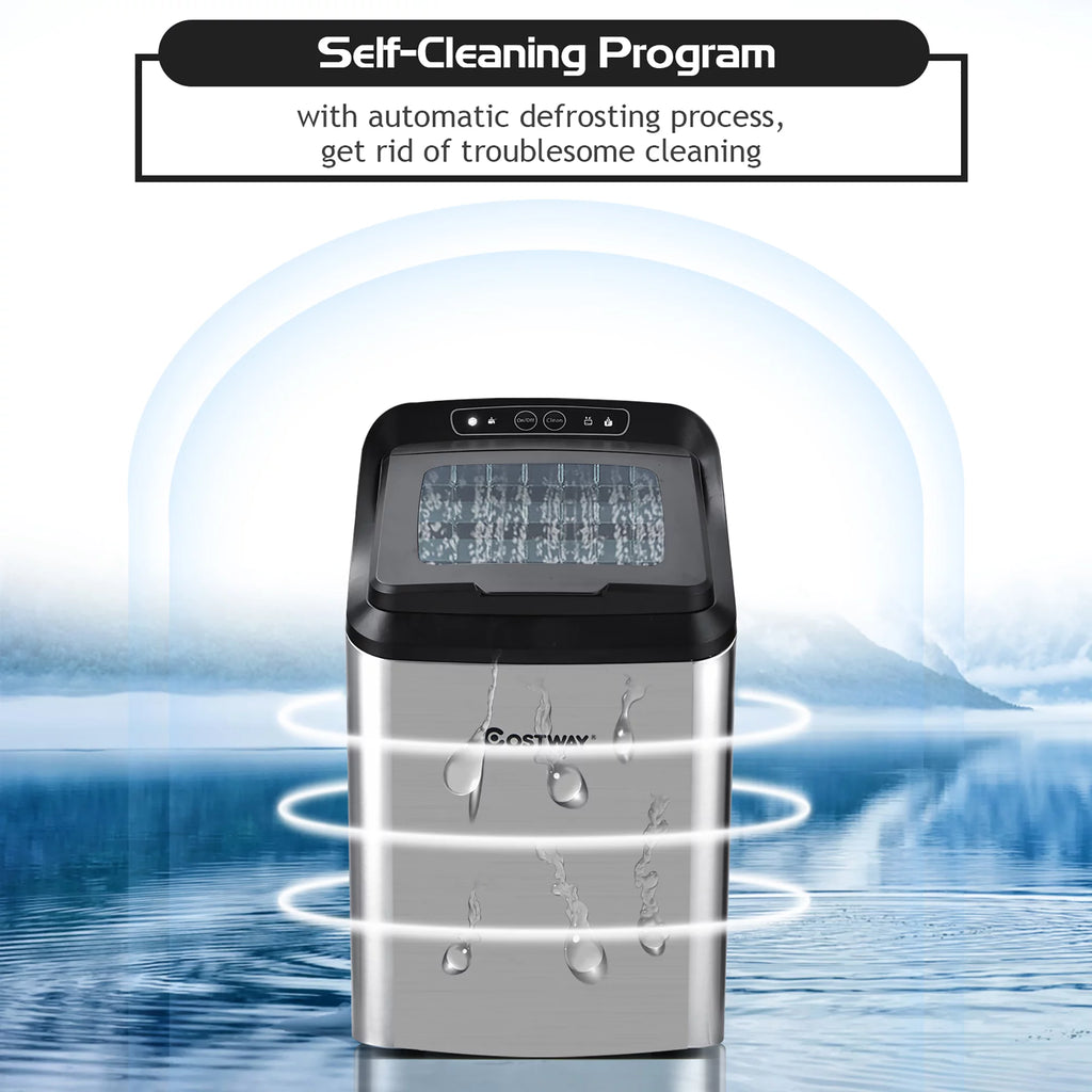 Countertop Nugget Ice Maker 29lb/Day Self-Cleaning U5906