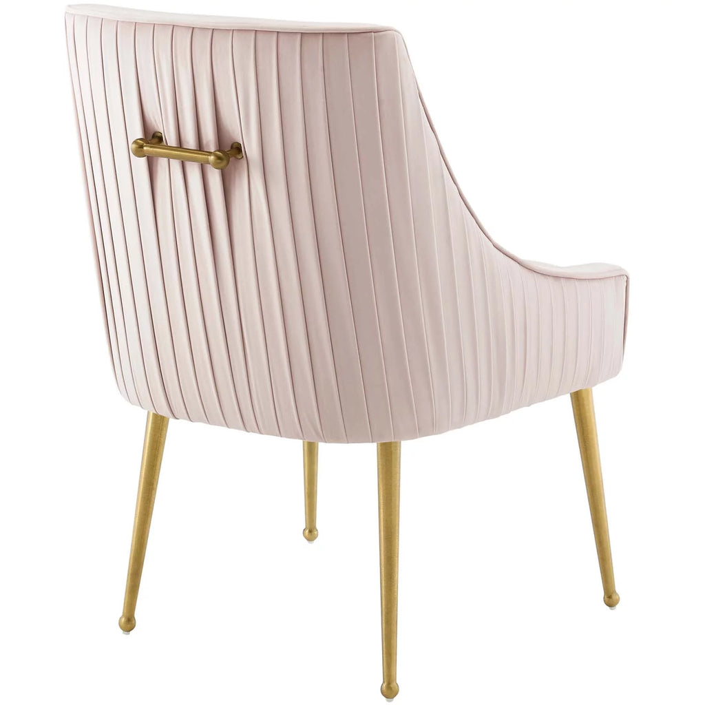 Pink Upholstered Velvet Dining Chair A214087