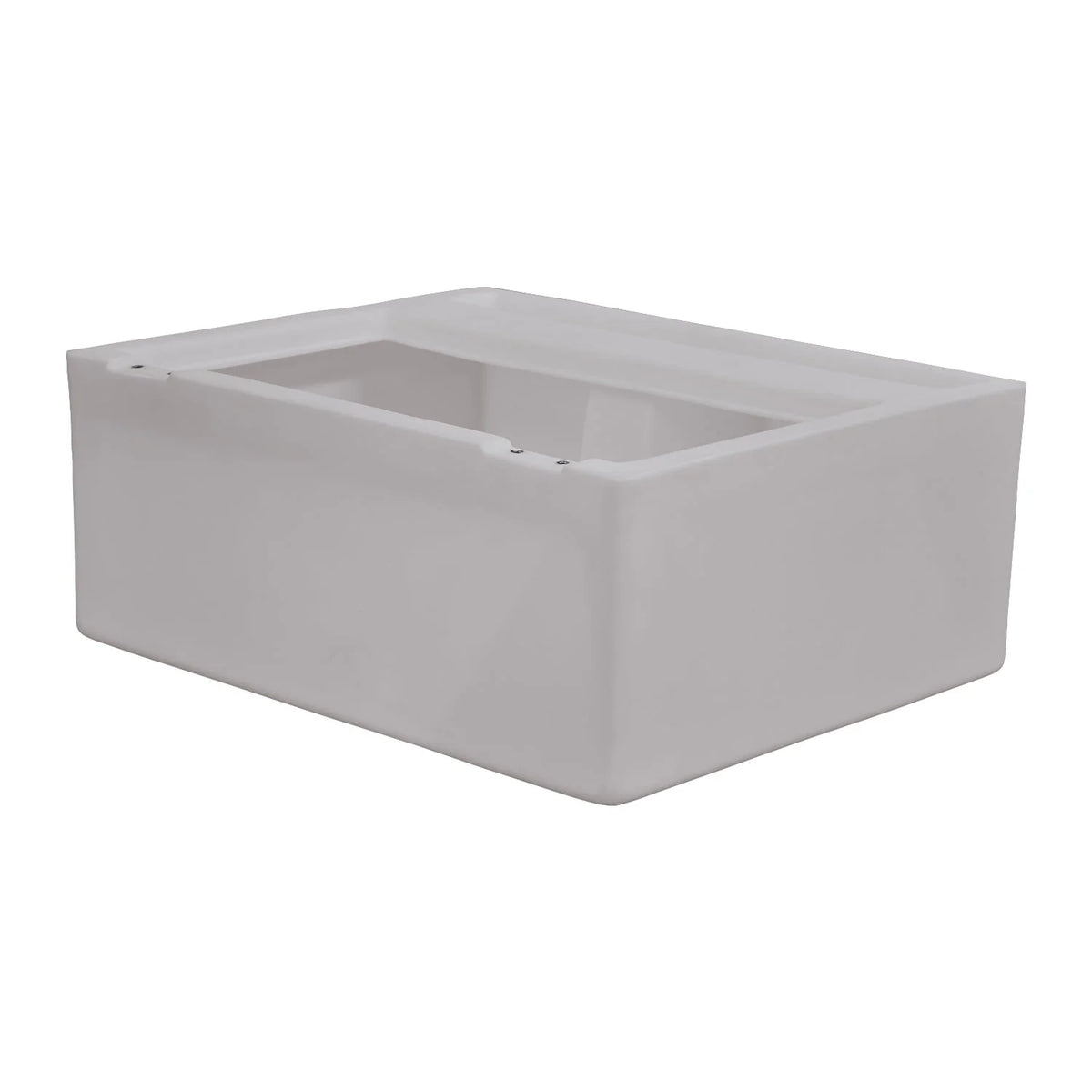 White Pontoon Bench Seat Base X57289