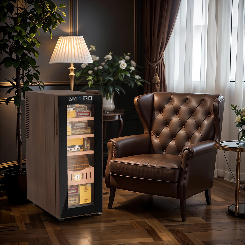 35L Electric Cigar Humidor with Cooling & Humidity Control H2967