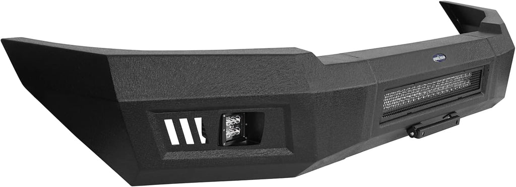 Front Bumper with License Plate Mount and LED Lights V20697
