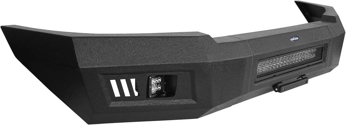 Front Bumper with License Plate Mount and LED Lights V20697
