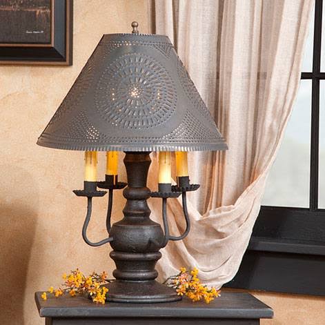 Americana Red Lamp Base I644