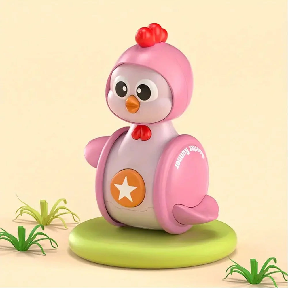 3Pcs Musical Cartoon Tumbler Baby Toys N793727