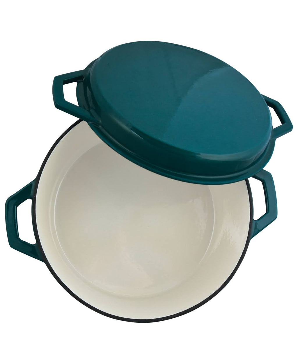 Enameled Cast Iron Dutch Oven with Grill Lid, 7-Quart D48722