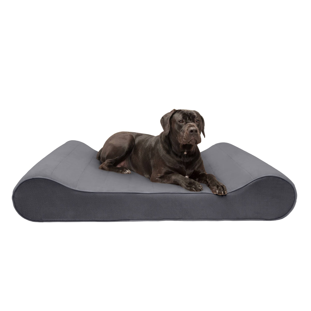Giant Gray Memory Foam Pet Bed for Dogs u0026 Cats S236928