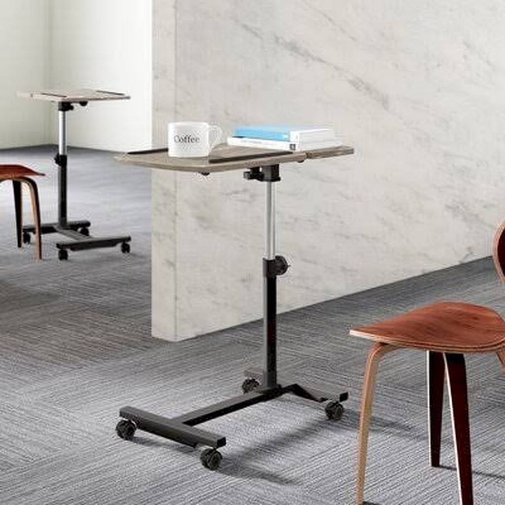 Adjustable Laptop Cart Gray Black M73595