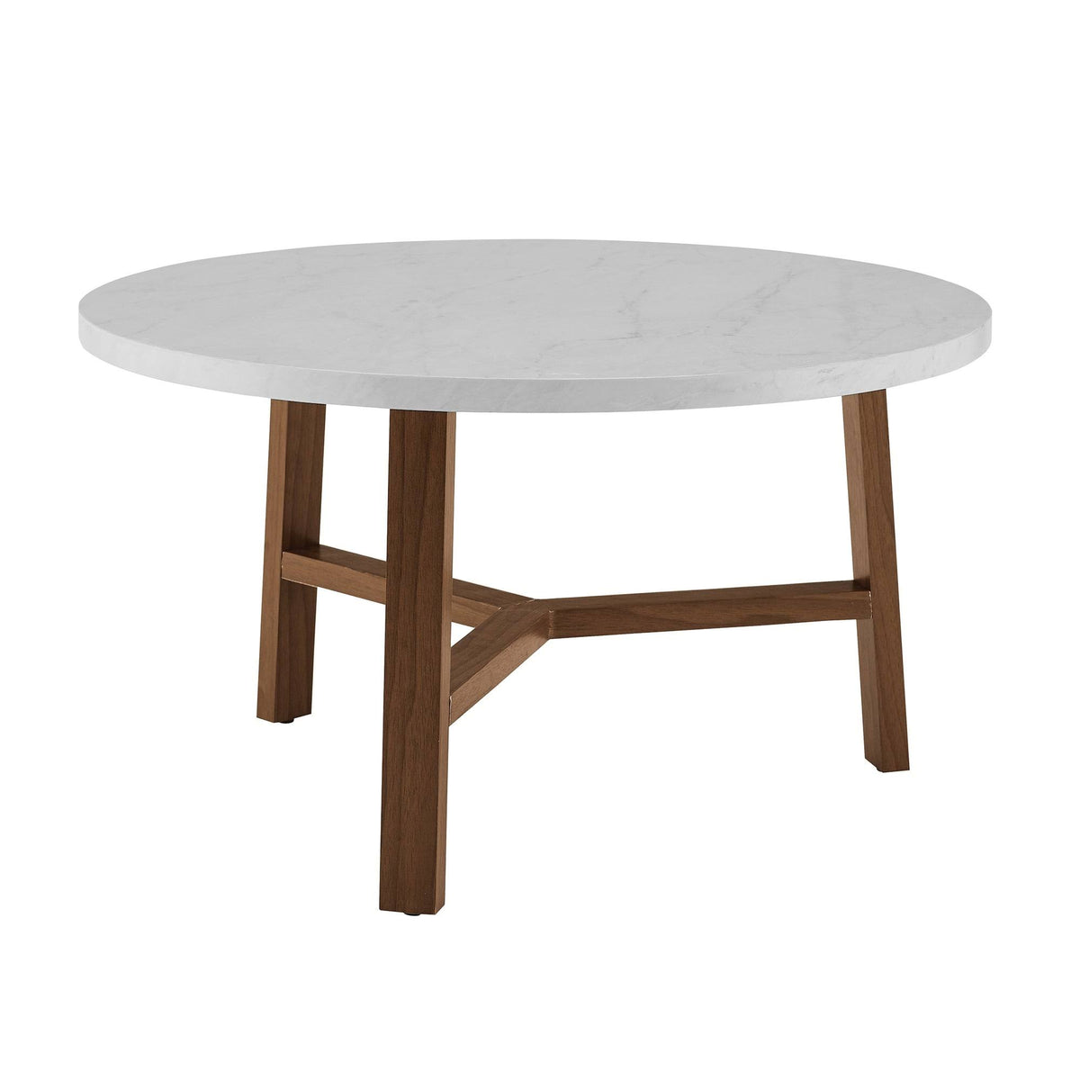 Round Faux Marble Top Coffee Table Z6073