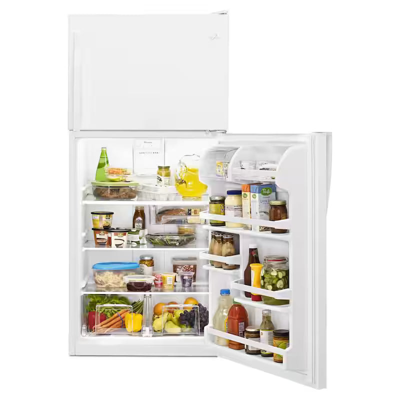 30 in. 18.3 cu. ft. White Top Freezer Refrigerator B7854