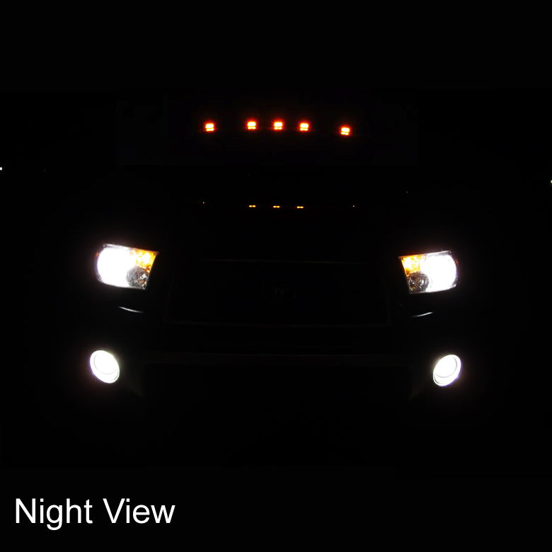 Smoked Lens LED Cab Roof Lights 5Pcs C4492
